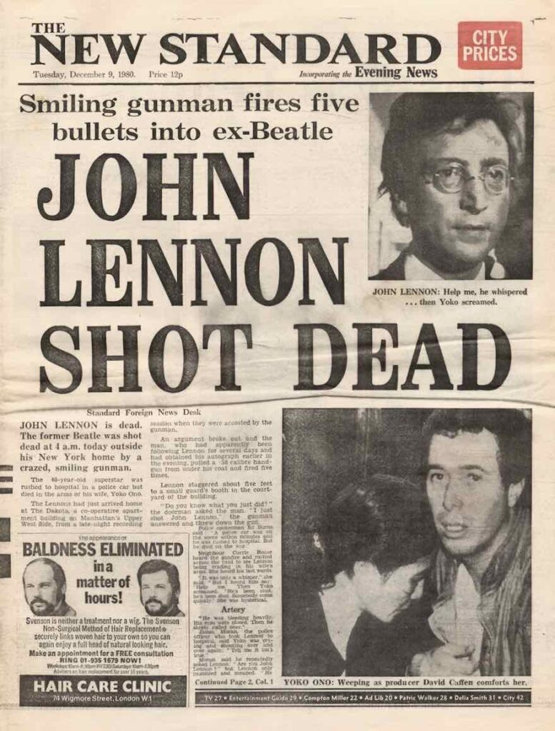 john lennon how did he die