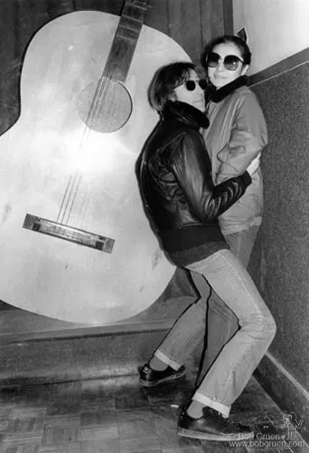 John Lennon and Yoko Ono in New York